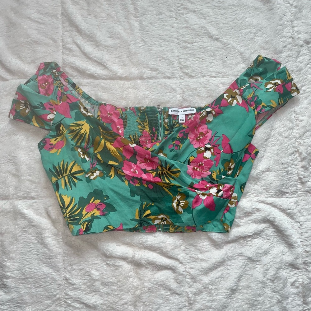Express x Rocky Barnes Crop Top
